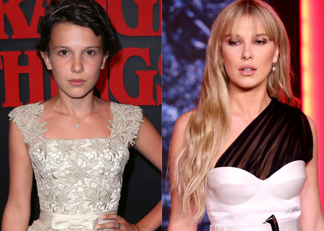 Millie Bobby Brown looks practically unrecognizable with bangs and an  all-grown-up gown, plus more great photos of celebs this week, Gallery