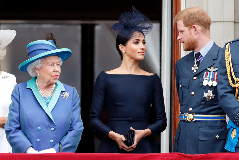 Prince Harry, Meghan Markle and the Queen