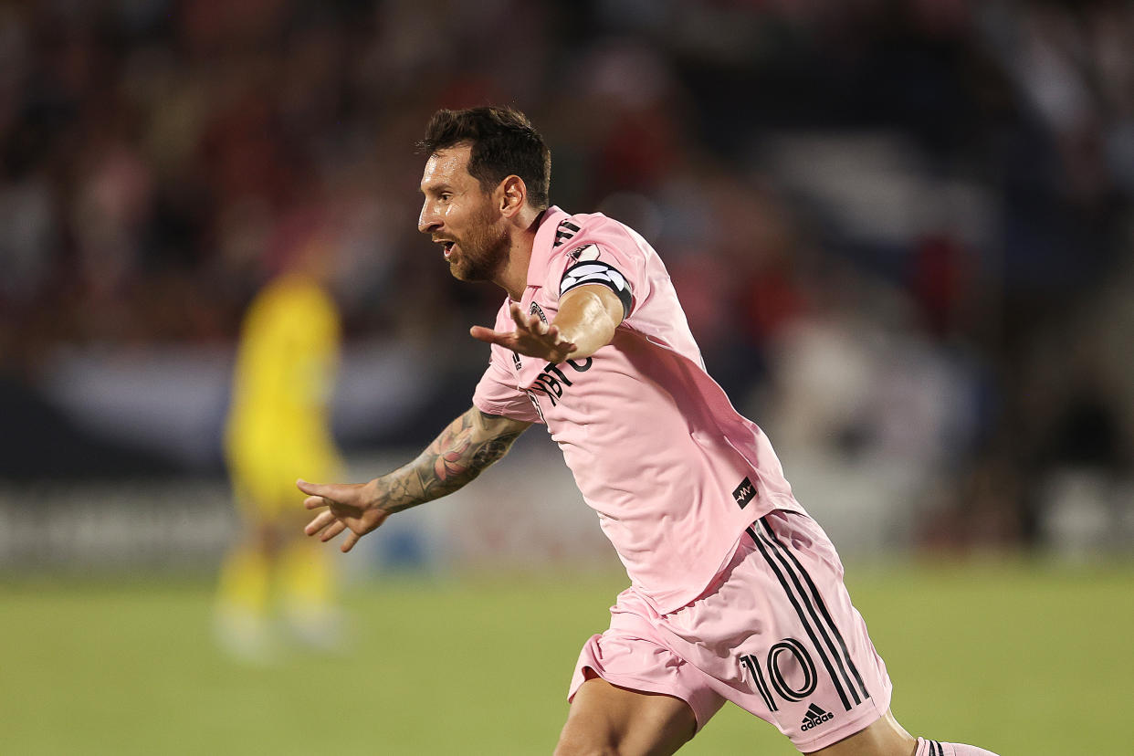 Inter Miami se mantiene invicto en cuatro partidos con Messi al mando. (Omar Vega/Getty Images)