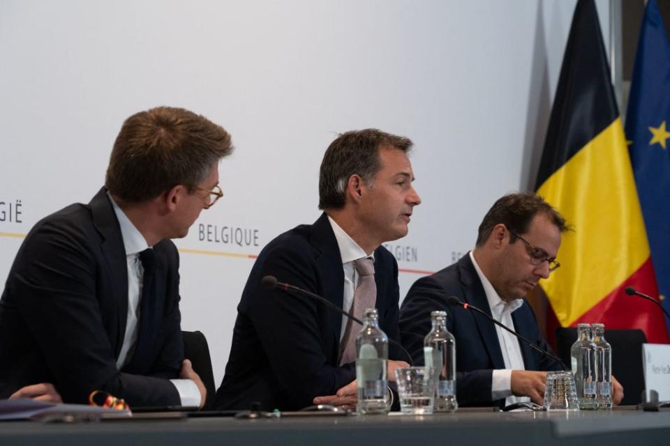 Prime Minister Alexander De Croo and the Vivaldi coalition agreed to a labour deal which includes a four-day work week.<span class="copyright">Noe Zimmer/Belga Mag—AFP/Getty ImagesBelgium</span>