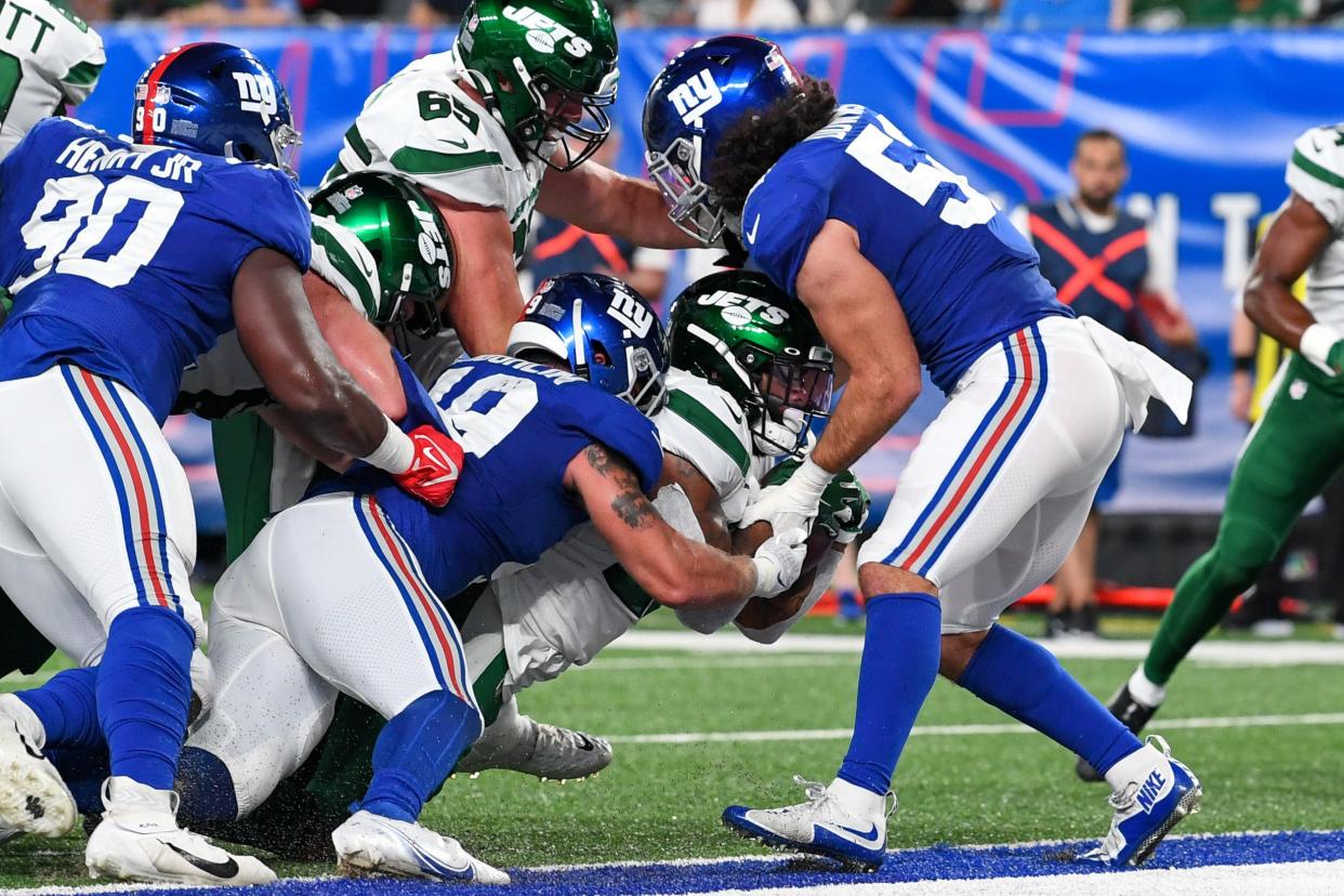 The New York Giants and New York Jets face off in one of the final NFL preseason games of 2022 on Sunday.