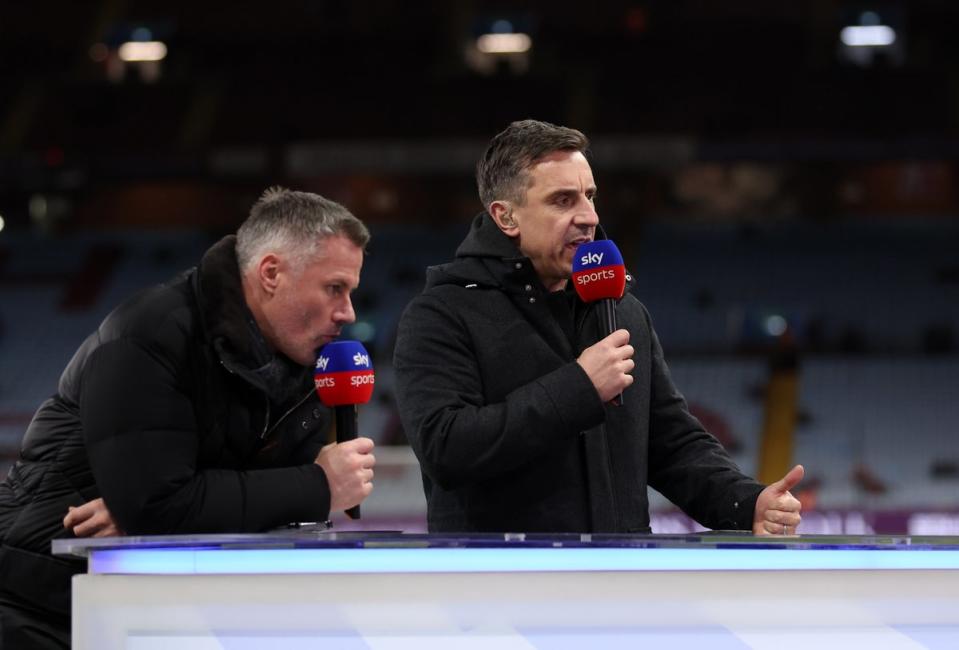 Jamie Carragher and Gary Neville heavily criticised United this season (Getty Images)