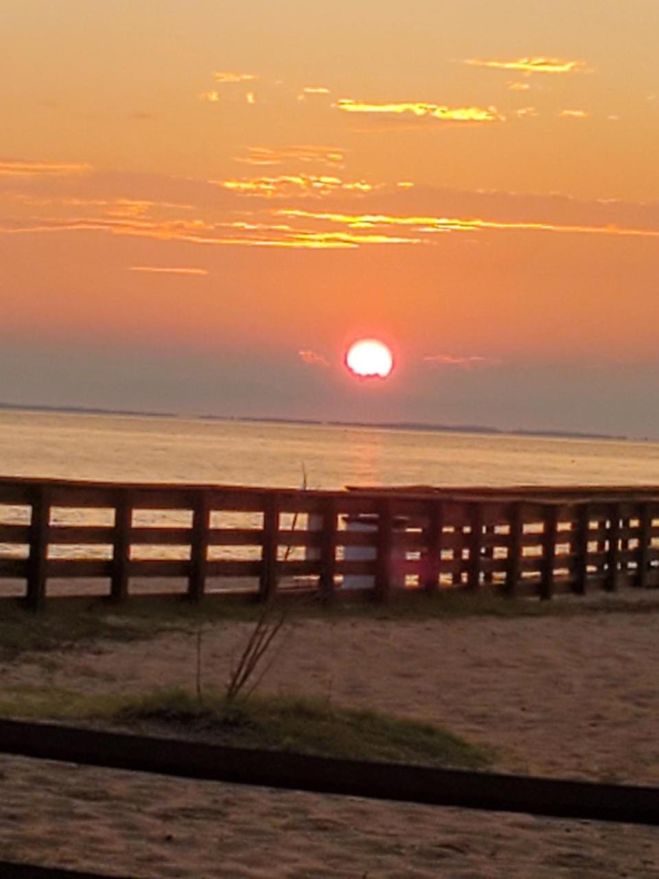 A photo Rebecca French snapped while camping on the Chesapeake Bay.