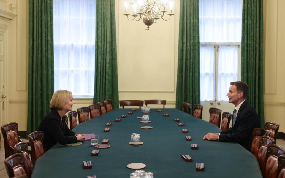 Liz Truss and Jeremy Hunt - Andrew Parsons/No10 Downing Street