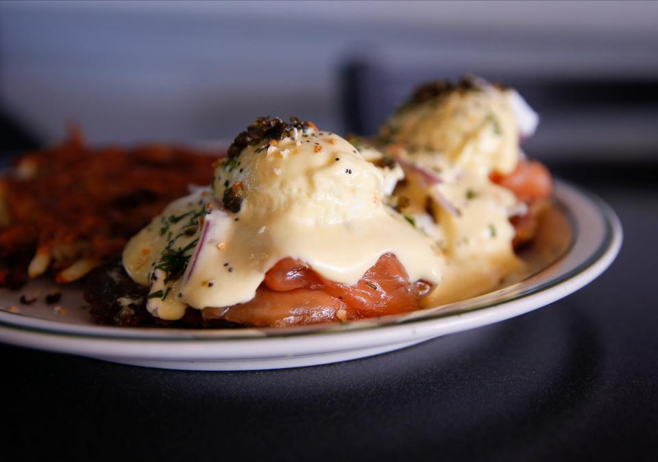 Salmon lox Benny at Little Brother on University Avenue in Windsor Heights.