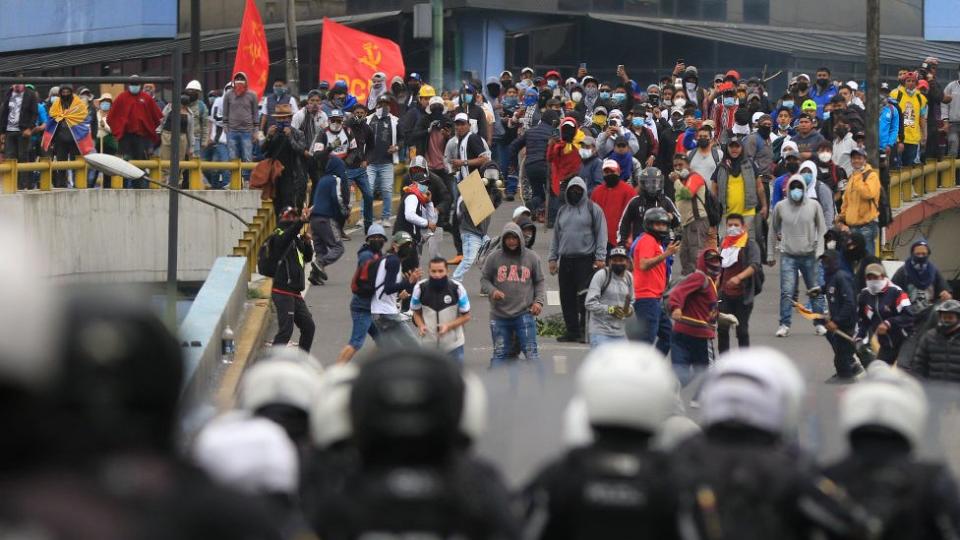 Protestas en Quito