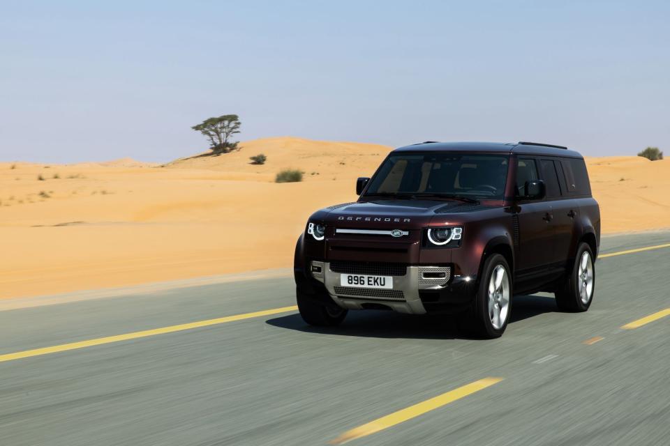 <p><a href="https://www.landrover.com/defender/defender-130/index.html" rel="nofollow noopener" target="_blank" data-ylk="slk:Shop Now;elm:context_link;itc:0;sec:content-canvas" class="link ">Shop Now</a></p><p>DEFENDER 130</p><p>landrover.com</p>