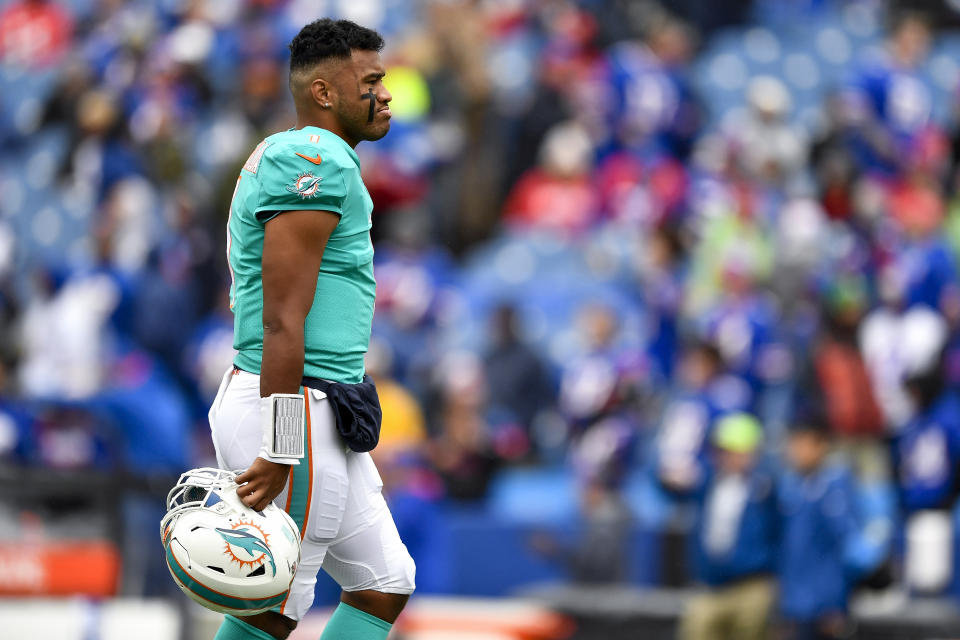 Miami Dolphins quarterback Tua Tagovailoa 