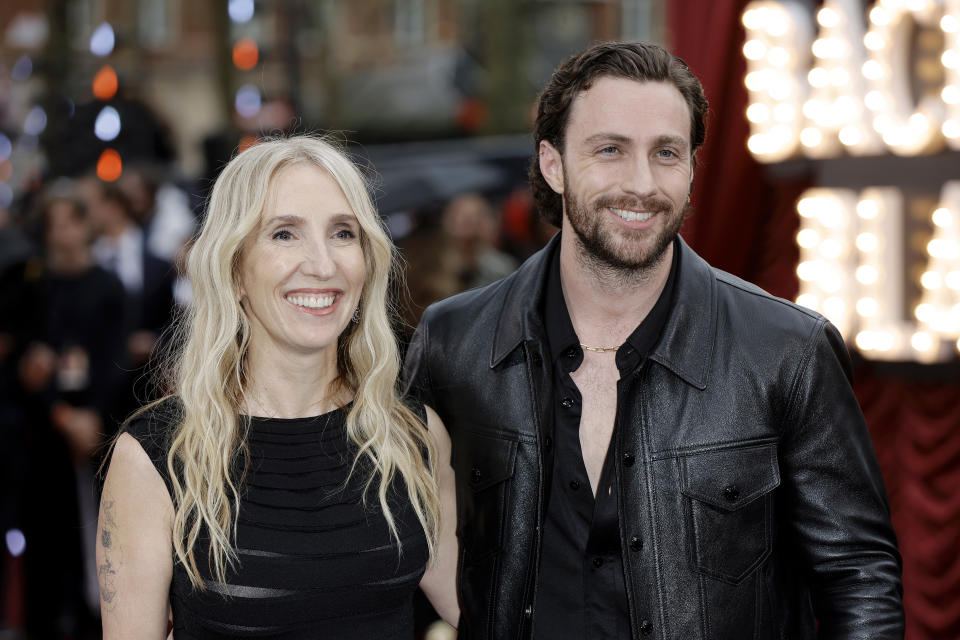 Sam Taylor-Johnson and Aaron Taylor-Johnson have a 24-year age gap. (Photo by John Phillips/Getty Images)