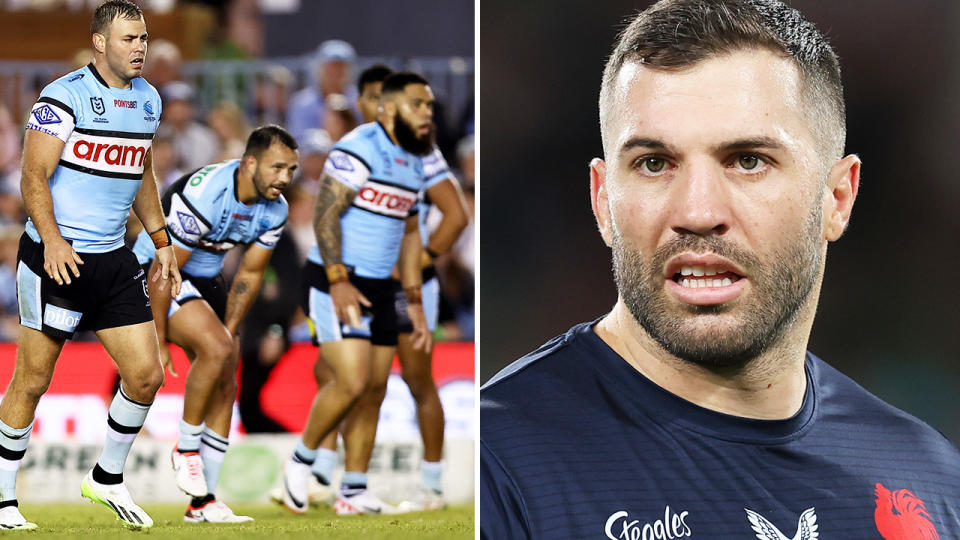 James Tedesco and Wade Graham in the NRL.