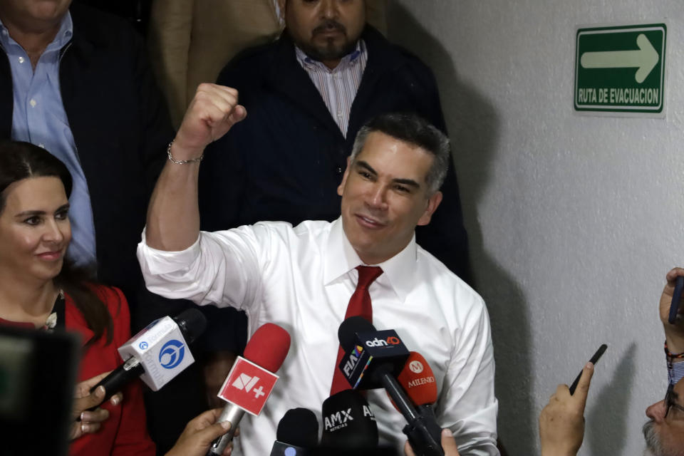 Alito Moreno en una conferencia de prensa. (Luis Barron / Eyepix Group/Future Publishing via Getty Images)