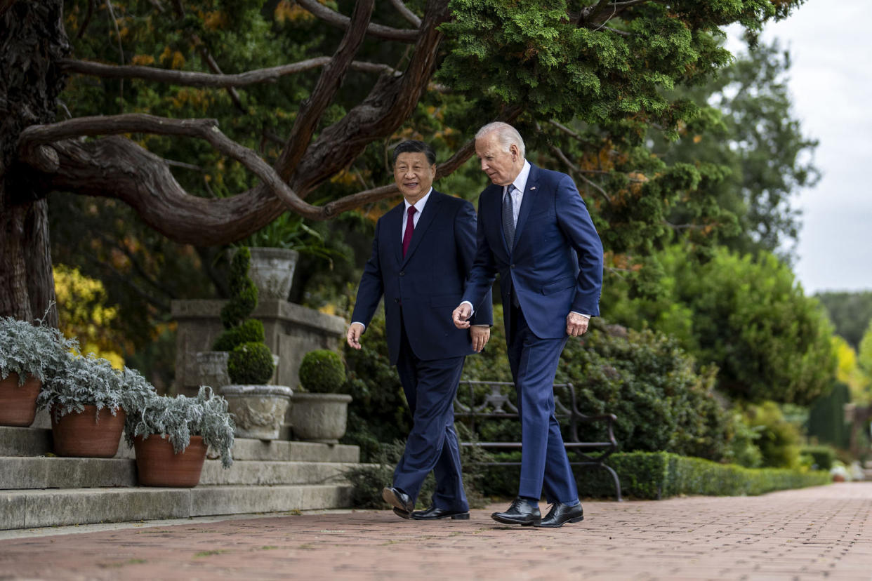 Image: President Joe Biden and China's President President Xi Jinping  (Doug Mills / The New York Times pool via AP)