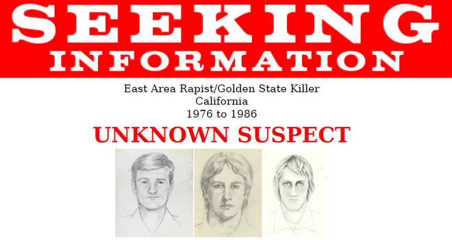 The FBI has released sketches made by three witnesses in an renewed attempt to catch a California serial killer. / Credit: FBI