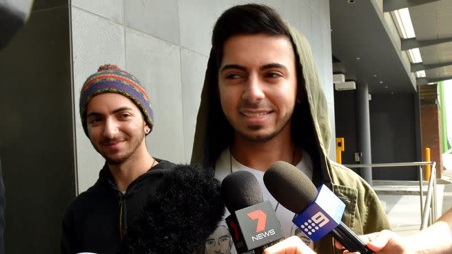 Two of the member of the Jalal group faced court last month. Photo: 7News