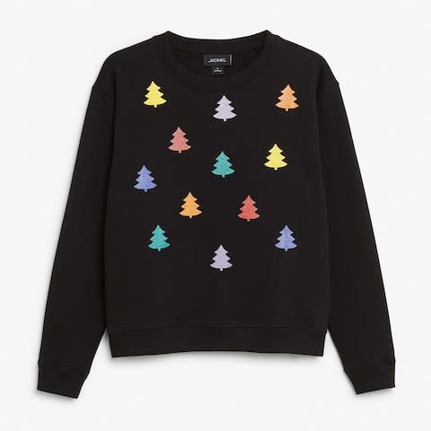 Monki Christmas Sweatshirt - Credit: Monki