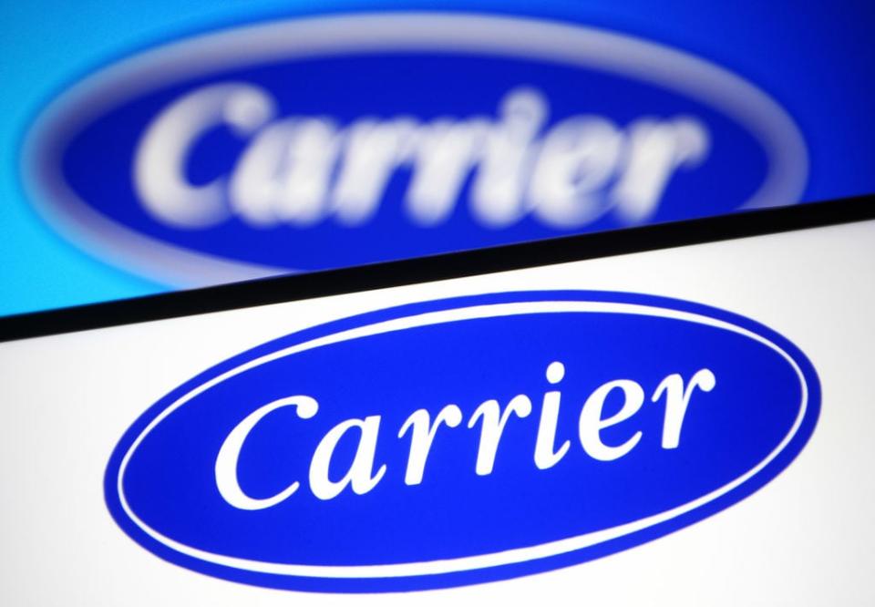 Expansiv, international und milliardenschwer: Das ist Carrier Global aus den USA. - Copyright: Pavlo Gonchar/SOPA Images/LightRocket via Getty Images