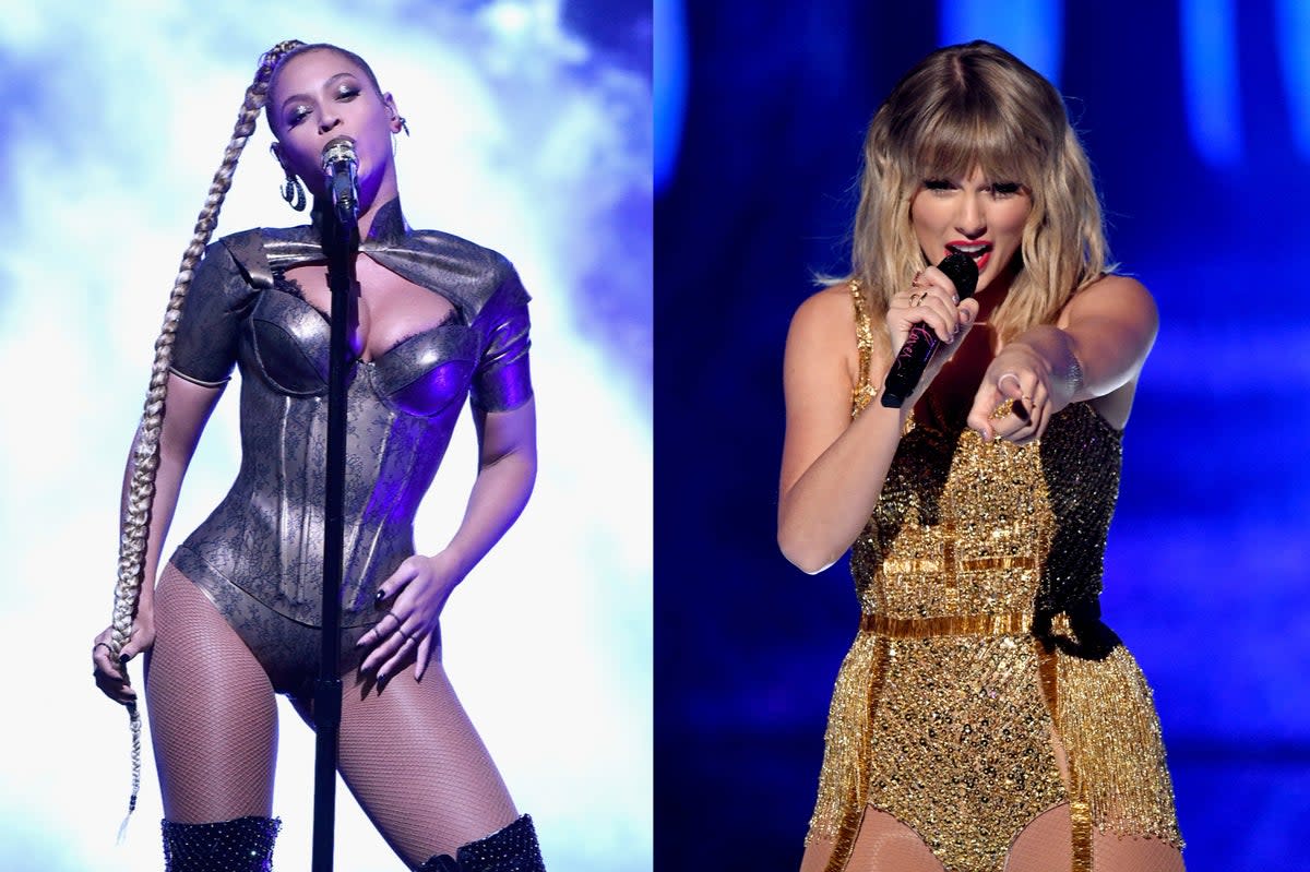 Beyoncé and Taylor Swift  (Getty / Evening Standard)