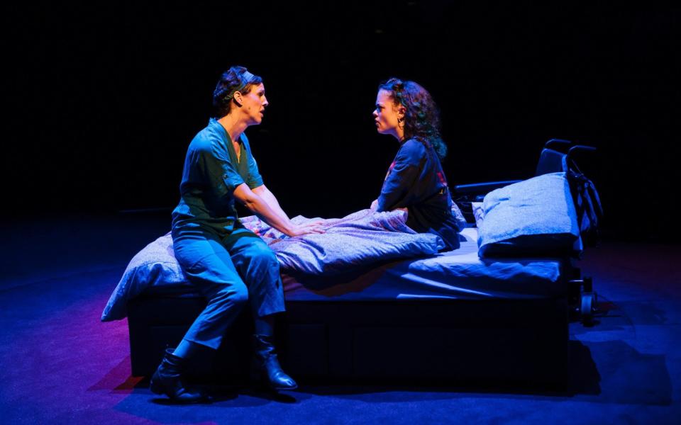 Francesca Martine and Francesca Mills in All of Us at the National Theatre - Helen Murray
