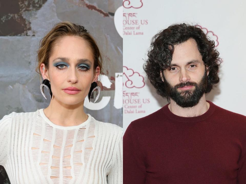 Jemima Kirke and Penn Badgley (Getty)