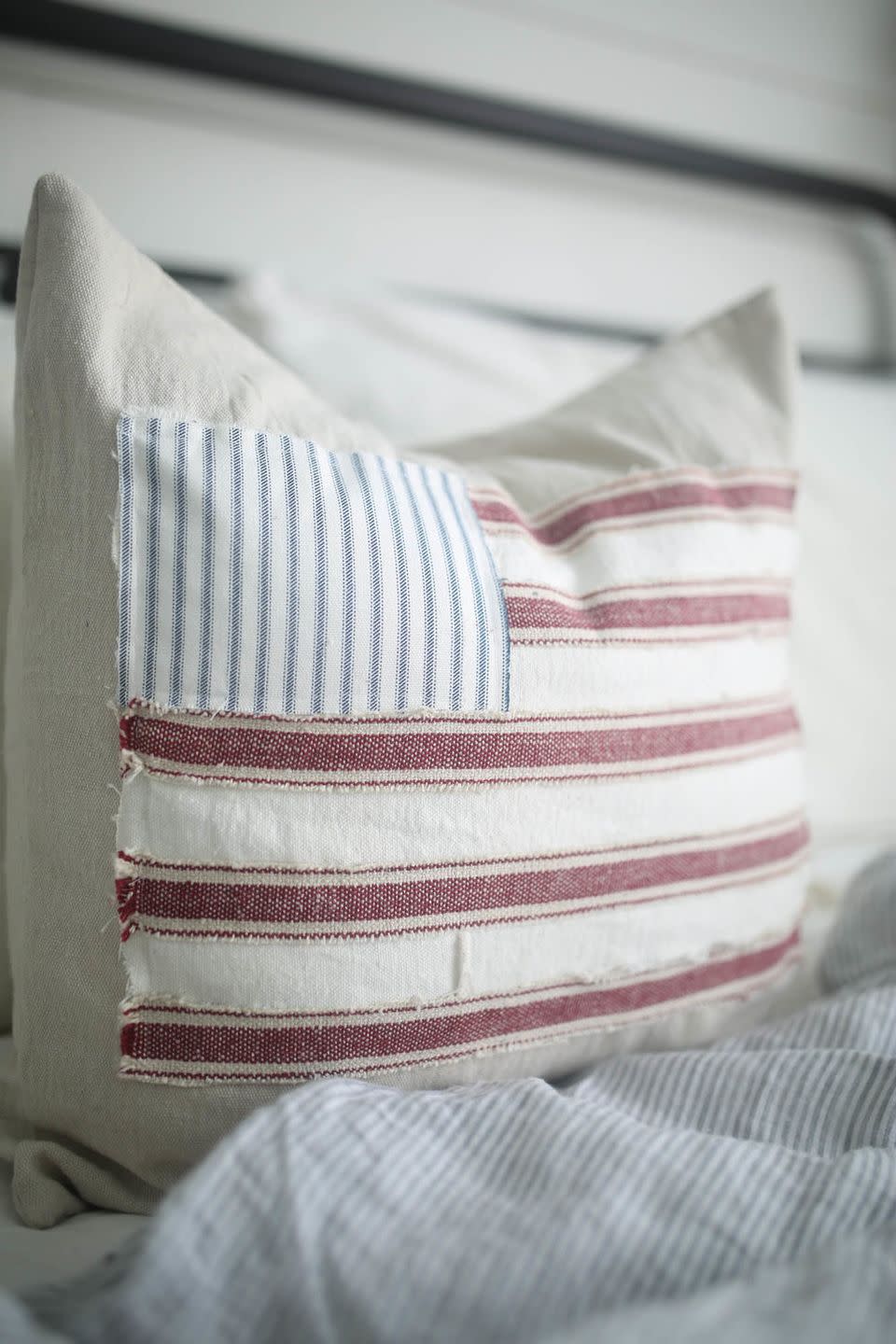 American Flag Pillow Cover