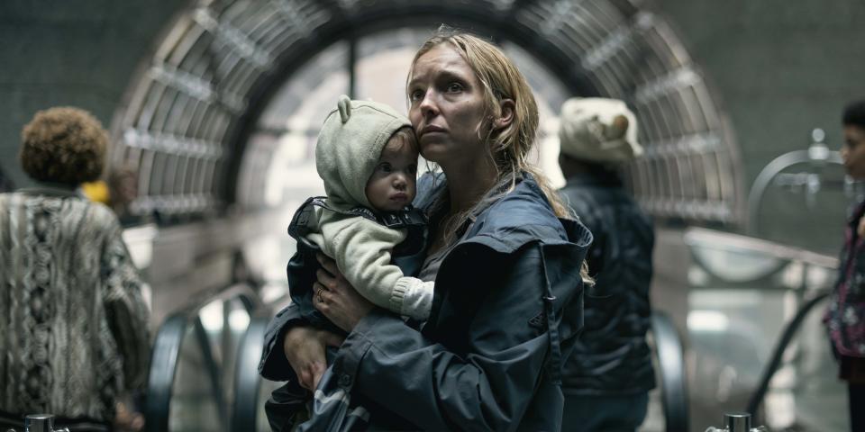 The End We Start From was a challenging shoot, with Jodie Comer saying she had to 'learn to surrender' control whilst filming with babies. (Signature Entertainment)