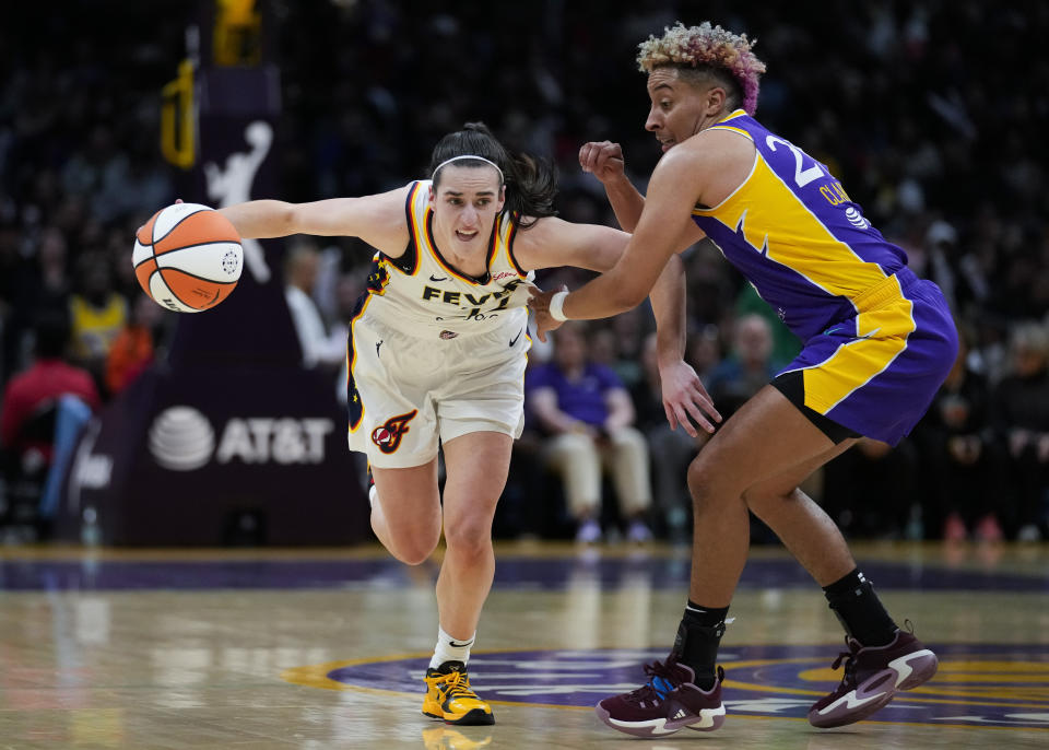 Caitlin Clark and Indiana Fever win 1st game of season, beat LA Sparks