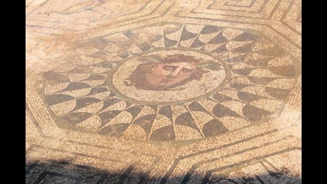 Mosaics of Greek Medusa Found in Ancient Roman Villa 