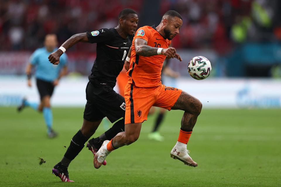 Memphis Depay played well against Austria (Getty Images)