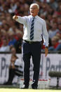 Football Soccer Britain - Leicester City v Manchester United - FA Community Shield - Wembley Stadium - 7/8/16 Leicester City manager Claudio Ranieri Action Images via Reuters / John Sibley Livepic EDITORIAL USE ONLY. No use with unauthorized audio, video, data, fixture lists, club/league logos or "live" services. Online in-match use limited to 45 images, no video emulation. No use in betting, games or single club/league/player publications. Please contact your account representative for further details.