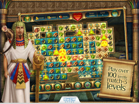 Cradle of Egypt 迷人的古文明益智遊戲~埃及搖籃，app說明由三嘻行動哇@Dr.愛瘋所提供