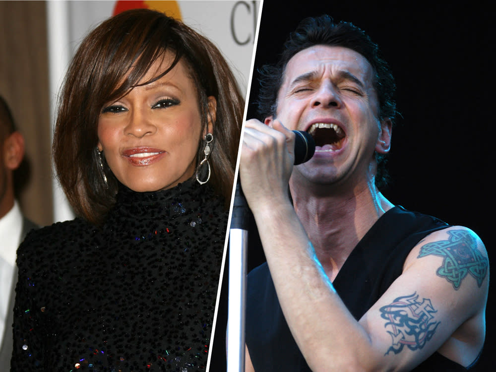 Whitney Houston und die Band Depeche Mode wurden unter anderem aufgenommen (Bild: [M] Fabio Diena / s_bukley / Shutterstock.com)