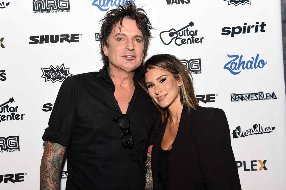 Scott Dudelson/Getty Tommy Lee and Brittany Furlan