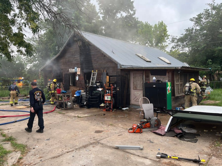 AFD crews respond to fire near east Austin (AFD photo)