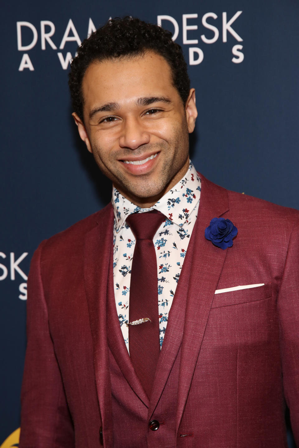 Corbin Bleu at the 2019 Drama Desk Awards at Steinway Hall