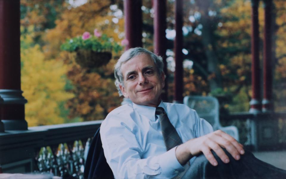 A photo of Joseph Pell Lombardi, the owner of the Armour-Stiner (Octagon) House in Irvington, April 18, 2019. This unique home, a house museum on the National Register of Historic Places, is now open to visitors.