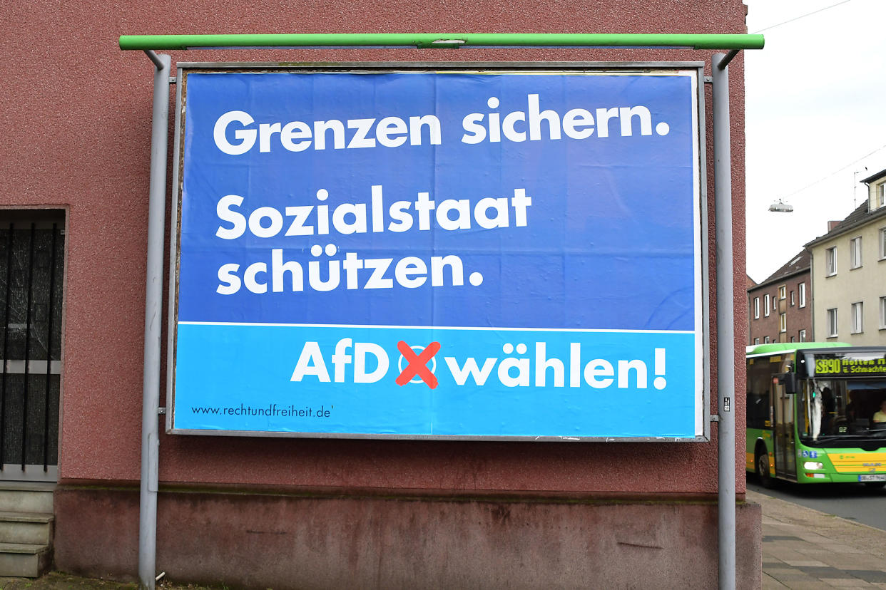 Die AfD hat sich eine neue Zielgruppe für ihre Parolen ausgesucht – rechte Burschenschaften an Universitäten. (Bild: ddp)