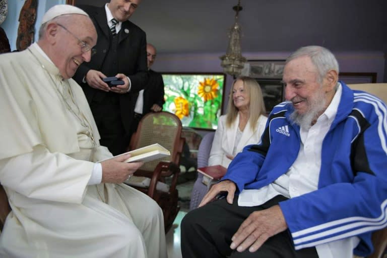 Pope Francis held talks with Fidel Castro during a recent visit to Havana, and the pontiff's efforts in helping renew diplomatic ties between Cuba and the United States, has thrust him into consideration for the 2015 Nobel Peace Prize