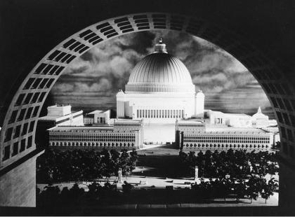 Volkshalle (Palacio de los foros populares), diseñado por el propio Hitler (/BundesarchivWikicommons)