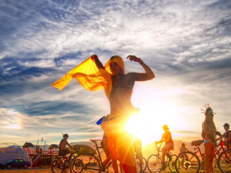 morning burning man