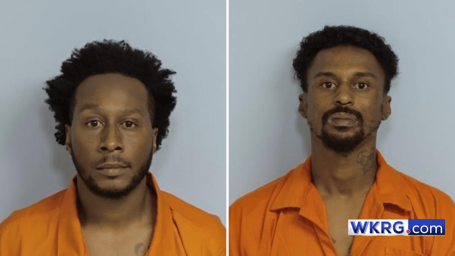 35-year-old Kevon Anthony Morris (left), Arsenio Lovelace (right) (Walton County jail log)