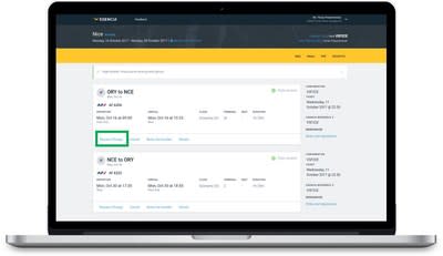 Egencia 利用網上機票改簽解除重新預訂航班的煩惱