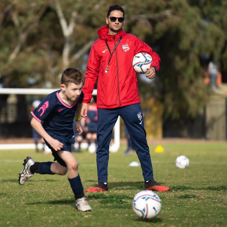 Marcelo Carrusca en su academia en Australia
Foto: Gentileza Marcelo Carrusca