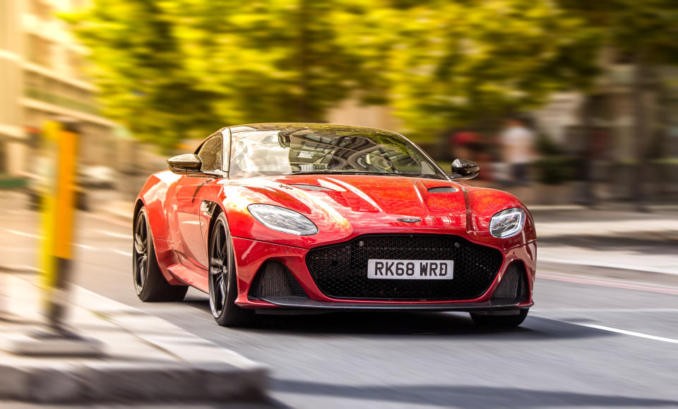Aston Martin shares jumped over 20% following the announcement. Photo: Martyn Lucy/Getty 