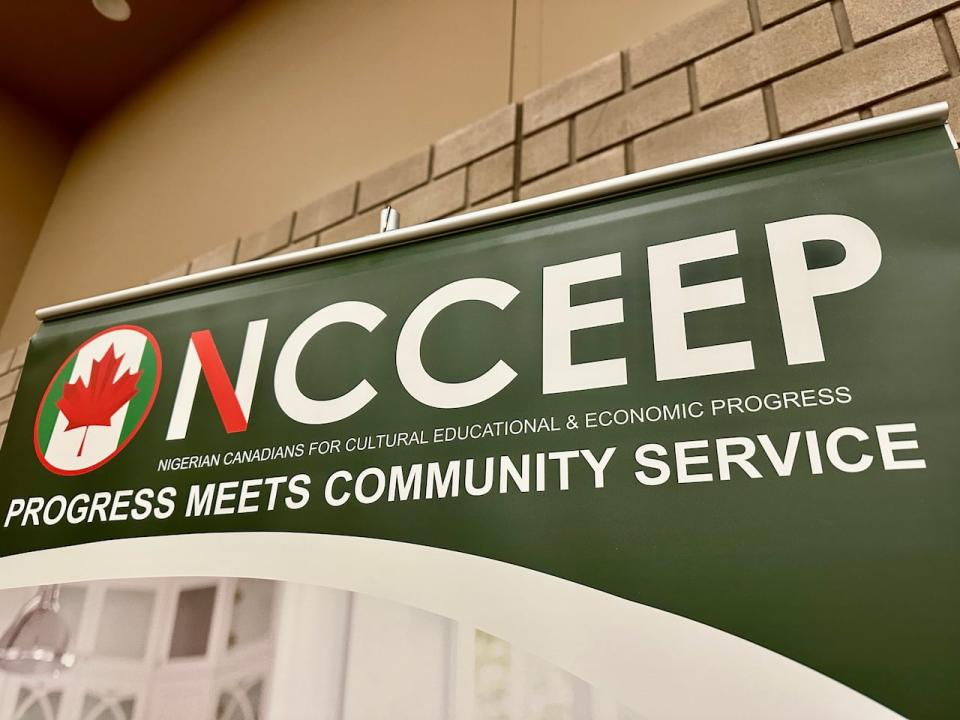 The banner of the Windsor-based non-profit group, Nigerian Canadians for Cultural, Educational, and Economic Progress (NCCEEP).