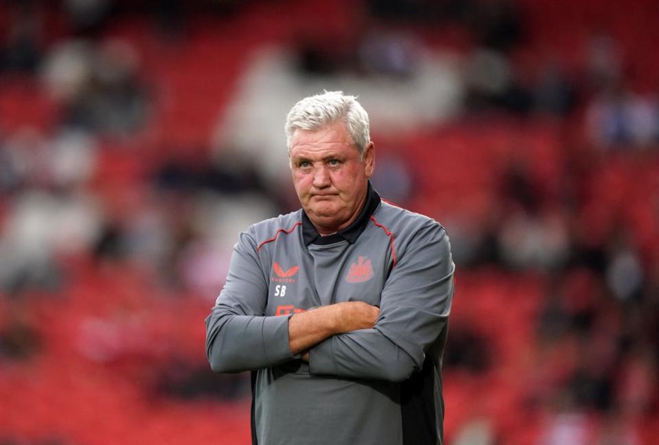 Steve Bruce was left to lament missed chances after Ismaila Sarr’s equaliser denied Newcastle their first win of the Premier League season with a 1-1 draw at Watford (Tim Goode/PA) (PA Wire)