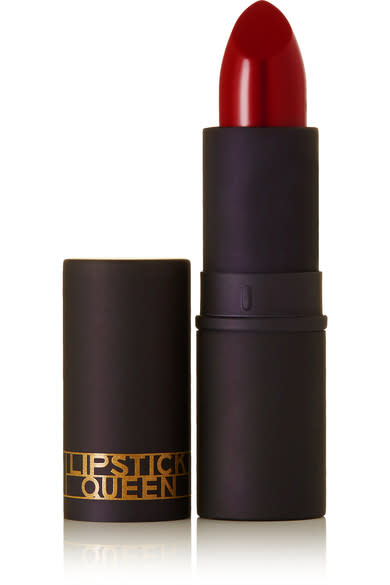 <p><strong>Lipstick Queen</strong> Sinner Lipstick in <em>Red</em>, $24, nordstrom.com.</p><p><a rel="nofollow noopener" href="http://shop.nordstrom.com/s/space-nk-apothecary-lipstick-queen-sinner-lipstick/3349094" target="_blank" data-ylk="slk:SHOP;elm:context_link;itc:0;sec:content-canvas" class="link ">SHOP</a><br></p>