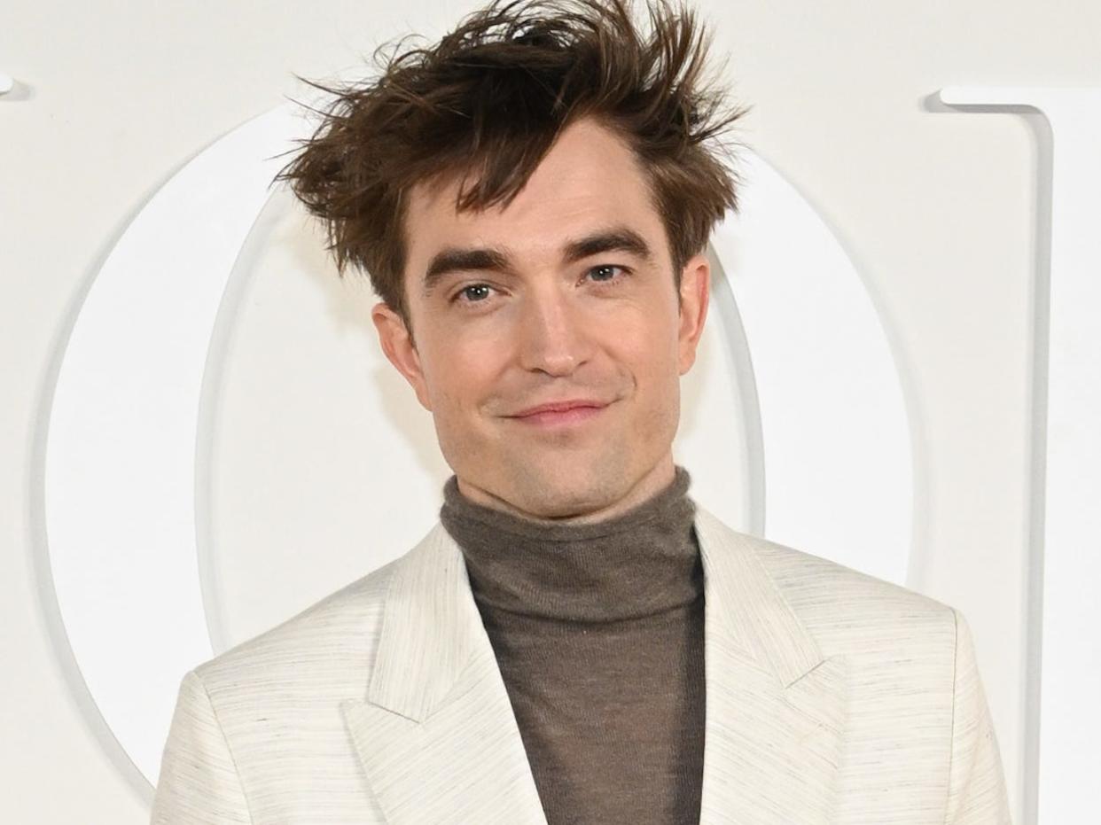 Robert Pattinson at a Dior fashion show in December 2022.