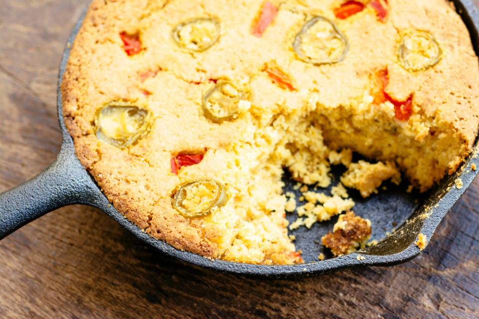 Cornbread made with Polenta