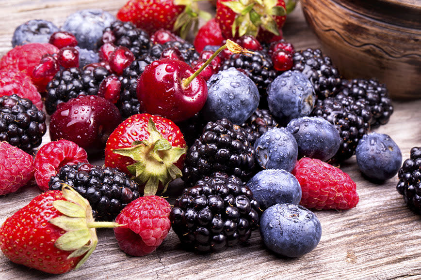 “I love all berries; blueberries, raspberries, and blackberries. If the cooked breakfast doesn’t quite fill me, then I’ll have a bit of yogurt with some berries.”