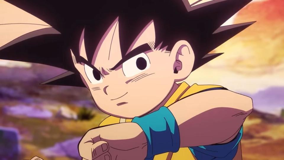 deaged Goku from Dragon Ball Daima, a new series coming soon